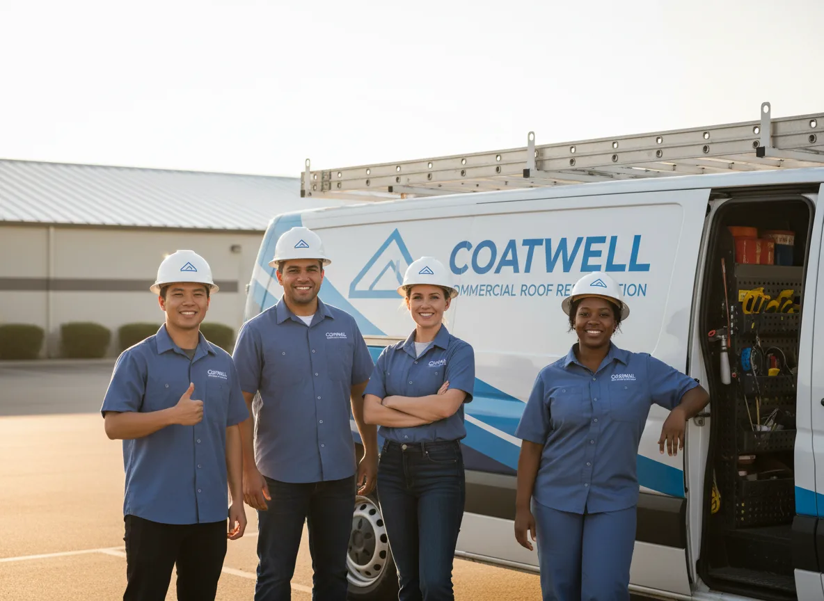 Commercial roof coating company in Davis City, IA